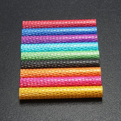 M3AS16 50Pcs M3 30mm Knurled Standoff Bolt Aluminum Alloy 6061 Anodized Spacer Multicolor