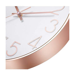 12'' Morden Wall Clock Non-ticking Wall Clock For Office/Living Room/Bedroom Decor