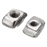 50pcs T Sliding Nut Zinc Plated Carbon Steel T Sliding Nut for 2020 Aluminum Profile