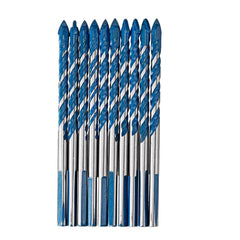 10pcs 6mm 8mm Triangle Twist Drill Bit Multifunctional Hole Saw Cutter Set for Concrete Brick Wood
