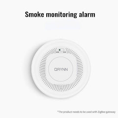 Smart Smoke Leak Sensor Detector App Control / Voice Control With Alexa Google Assistant For Smart Home Alarm System