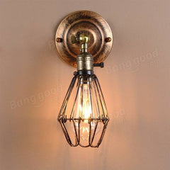 Metal Vintage Rustic Sconce Wall Light Edison Lamp Bulb Fixture