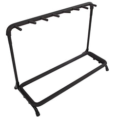 Multi Guitar Stand 7 Holder Foldable Universal Display Rack for Classical Acoustic, Electric, Bass Guitar and Guitar Bag