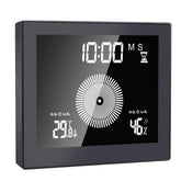 Digital Clock Waterproof Bathroom Wall Clock Hygrometer Thermometer Alarm Clock Timer Temperature Humidity Clock