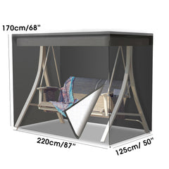 420D 3 Seater Swing Seat Chair Hammock Cover Outdoor Furniture Waterproof Cover Garden Yard Sofa Chair Cover Folding Dust Rain Protector