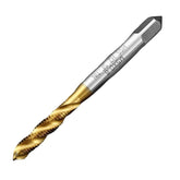 10pcs M5x0.8 HSS Titanium Coated Screw Tap Thread Metric Spiral Fluted Machine Screw Tap