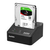 USB3.0 to SATA Docking Station Hard Drive Enclosure Base for 2.5/3.5" HDD SSD Hard Drive
