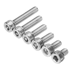 M4SH3 50Pcs M4 Stainless Steel Hex Socket Cap Head Screws Bolts 6-20mm Optional Length