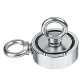 400KG Double Side Strong Recovery Magnet Fishing Salvage Tool w/ 10/20M Rope And Gloves