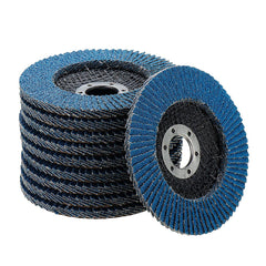 10Pcs 115mm 4.5 Inch Premium Zirconia Flap Disc Grinding Wheel 40-120 Grit Angle Grinder Disc