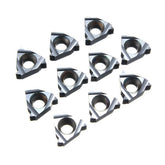 10Pcs Inserts for External Turning Tool Holder