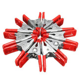 10Pcs Galvanized Steel Tent Windproof Securing Clip Hook Buckle Alligator