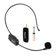 UHF Handheld Head-Ware Wireless Microphone Recording Vlog for Youtube Tiktok Tourist Guide Square Dance Teaching Meeting
