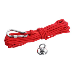 Neodymium Recovery Magnet 20/25/40mm Diameter with 10M Rope for Sea Salvage Hunting Fishing