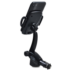 2 in 1 Universal with Dual USB Car Charger Vehicle Mobile Phone Mount Holder Stand for 5.5-9.5cm Width