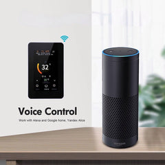 Smart 4.3" LCD Touch Color Screen Thermostat Heating Temperature Controller Works with Alexa Google Home
