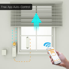 DIY Smart Motorized Chain Roller Blinds Curtain Shade Shutter Drive Motor Powered By Solar Panel and Charger Bluetooth APP Control