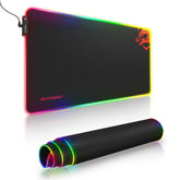 RGB Gaming Mouse Pad Large Keyboard Pad Desktop Table Protective Mat for Home Office