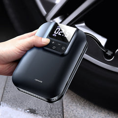 Electric Tire Inflator Auto Portable Mini Car Air Pump With Digital Pressure Gauge For Self-driving Car / Motorcycle Ball