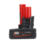 5.0/6.0Ah 12V Replacement Lithium Ion Battery for Milwaukee Cordless Power Tools