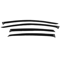 4Pcs Plastic Exterior Visor Vent For Nissan Altima Sedan 2013-2018 3D Wavy Shades Window Sun Rain Guard Deflector