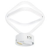 AC85-265V Modern LED Ceiling Lamp Dual Ring Chandeliers Fixture Living Room Pendant Light