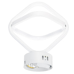AC85-265V Modern LED Ceiling Lamp Dual Ring Chandeliers Fixture Living Room Pendant Light