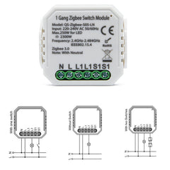 Smart Solution On-off Switch Smart Home Modification Module Work with Alexa Google,220-240V
