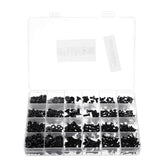 1060Pcs M2 M3 M4 M5 Carbon Steel Flat Head Countersunk Hex Socket Screw Hex Screw Metric 10.9 Grade