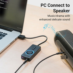 USB External Sound Card to 3.5mm Audio Adapter to Earphone Microphone 0.15m0.5m1m