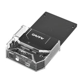 2.5" SATA SSD HDD Docking Station Type-C to SATA Hard Drive Enclosure Transparent 5Gbps Hard Drive Case