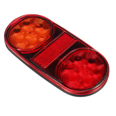 2PCS 12-24V 28LED Rear Tail Stop Brake Light Indicator For Boat Trailer Caravan Van