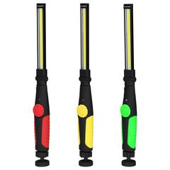 Rotated Foldable Magnetic USB Rechargeable COB LED Flashlight COB Work Light