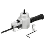 Double Head YT-180A Wood Sheet Metal Nibbler Cutter Power Drill Attachment Holder Tool