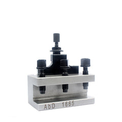 Ab European Style Lathe Quick Change Tool Post Holder16x16mm Tool Rest for 150-300mm Bed Swing