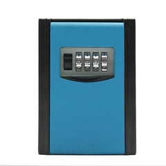 Aluminum Alloy Blue 4-digit Key Parts Storage Box