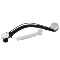 Rotary Bathtub Drain Water Removal Device Sewer Pipe Chorme Drainpipe