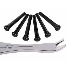 Guitar Parts 1PC Guitar Saddle/Guitar Nut/Pin Puller 12 PCS Bridge Pins