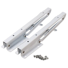 2Pcs White Shelf Bracket Kitchen Counter Extensions Support Frame
