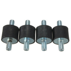 4pcs M8 20x25mm Rubber Shock Absorber Rubber Vibration Isolator Mounts