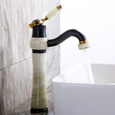 Antique Copper Bathroom Basin Faucet Tap Hot and Cold Water Single Hole Deck Mount Mixer G1/2