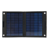 50W 18V Foldable Solar Panel Charger Solar Power Bank for Camping Hiking USB Backpacking Power Supply