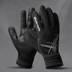 Winter Warm Touch Screen Gloves Velvet Waterproof Non-Slip Skiing Cycling Gloves