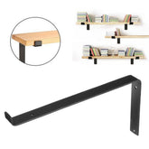 20/25/20cm Rustic Scaffold Board Wall Shelf Bracket Heavy Duty Industrial Shelving Brackets