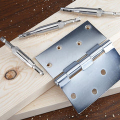 8pcs 5/16-1/4 Inch Self Centering Door Window Hinge Set Twist Wood Drill Bit Hole Puncher