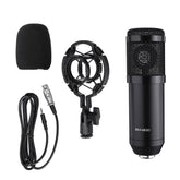 Professional Studio Condenser Microphone 3.5mm Wired Sound Recording For Computer Karaoke KTV