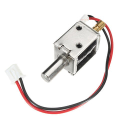 12V DC 0.43A Mini Electric Bolt Lock Push Pull Cylindrical Solenoid 5mm Stroke