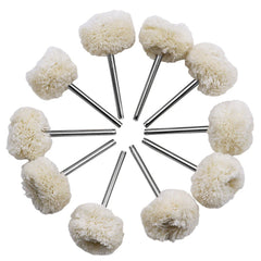 60Pcs Mini Brush Scouring Pad Abrasive Wheel Nylon Fiber Grinding Sanding Head Buffing Polishing Wheel