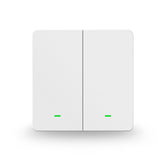 Smart Light Switch WIFI Wall Switch EU TYPE Voice Control 2 Gang 10A 230V 2.4Ghz WIFI Remote Control Smart Switch Works With Alexa And Google Home