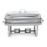 Folding Buffet Stove Stainless Steel Chafing Dish Food Warmer for Kitchen